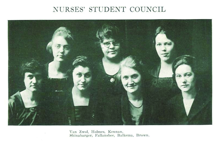 Nurse student council 1922