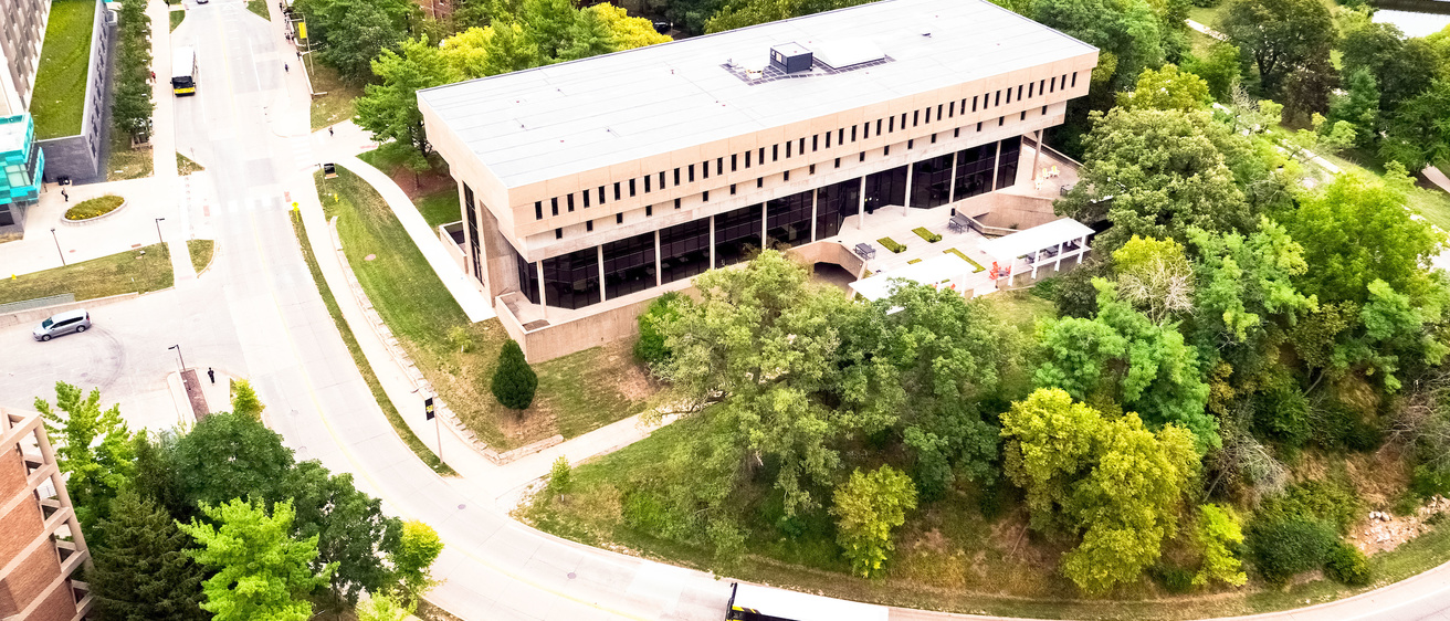 College of Nursing Building aerial view