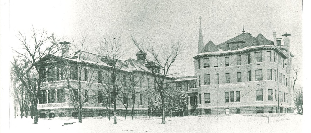 university hospital in the snow 1898